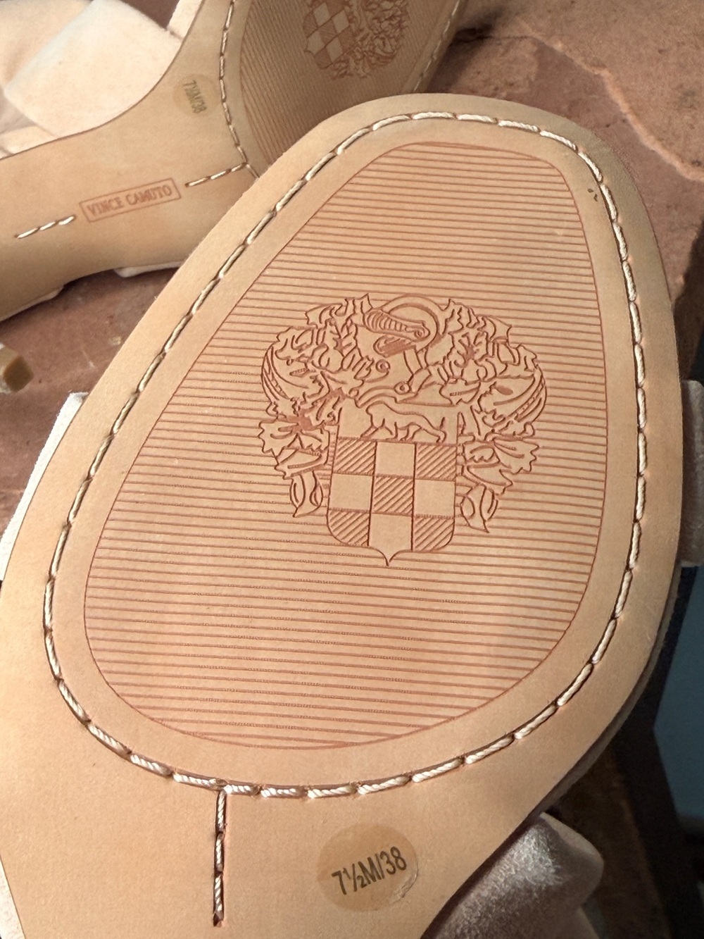 Vince Camuto Kalintie Suede Heeled Sandals nwot - Picture 6 of 6